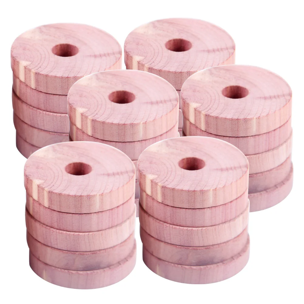 Деревянные вешалки-кольца для хранения и защиты одежды 30 шт. | Дом сад