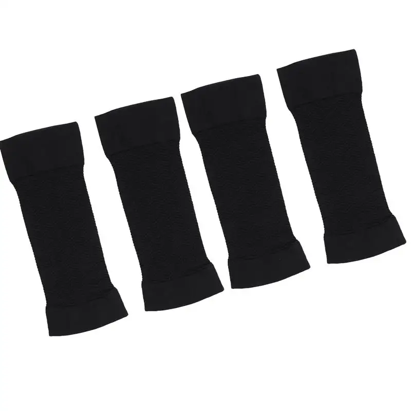 

2 Pairs Arm Sleeves Slimming Protective Acrilic Scar Covering Calf Band Wrap Shaper For Women