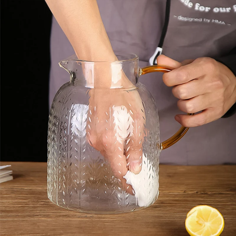 Чайник стеклянный SENDIAN большой емкости устойчивый к высоким температурам