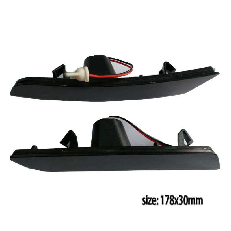 Для Chevy 4 шт. желтый/красный светодиодные боковые габаритные фонари спереди