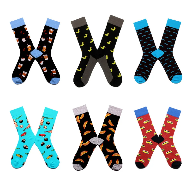 Lionzone 2019 новые мужские носки хлопковые повседневные индивидуальный дизайн хип