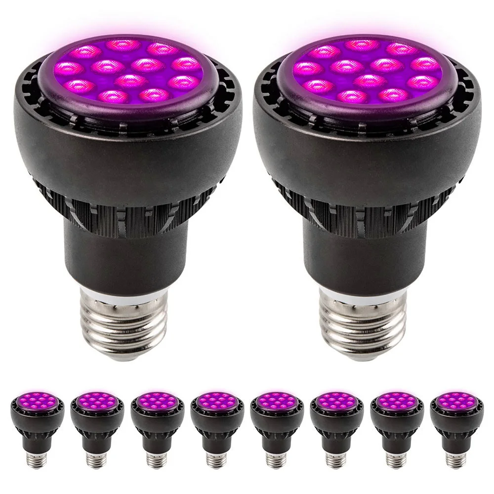 (10pcs/Lot) Full Spectrum 36W LED Grow Light E27 Plant Lamp For Indoor Hydroponic Garden Tent Flower Vegetable Growing Spot | Освещение