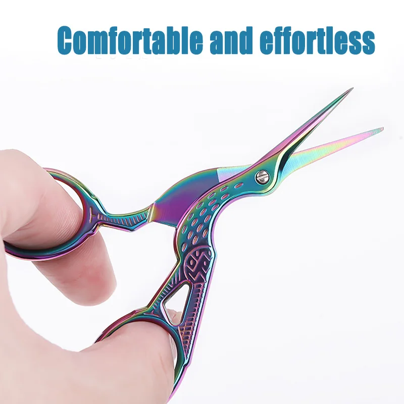 Винтаж Нержавеющая сталь ножницы для вышивки крестом маленькие вышивания и