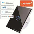 Приложение Tuya 20A высокой мощности WI-FI дистанционный пульт смарт сенсорный настенный выключатель водонагреватель розетка выключатель alexa