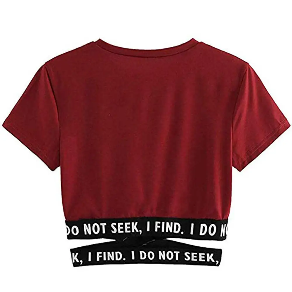 Женские модные рубашки с перекрестным поясом топы буквенным принтом