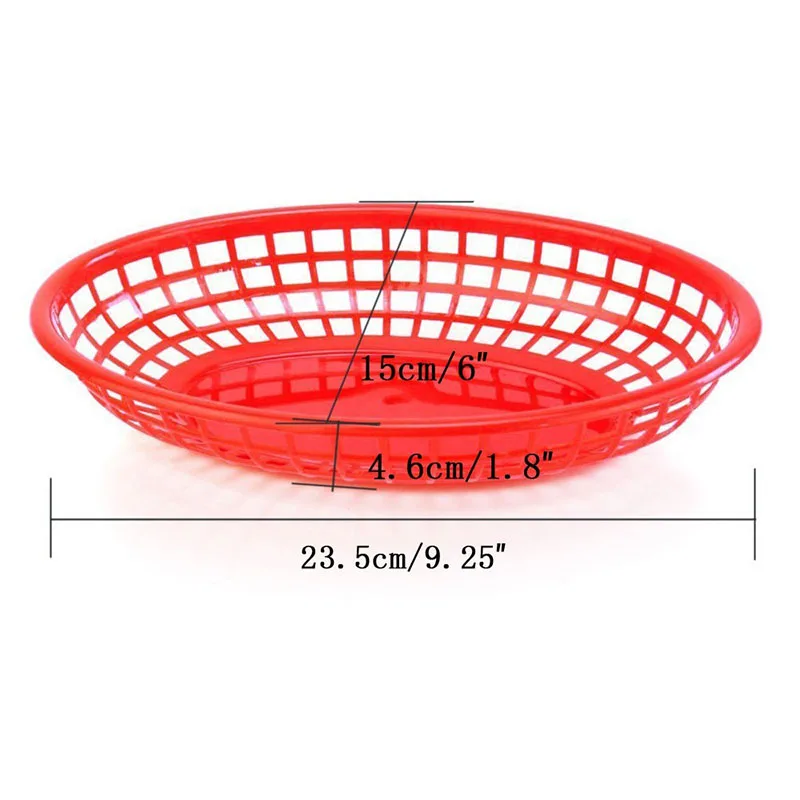 Пластик сервировочный поднос для снэков пластина корзина быстрого питания