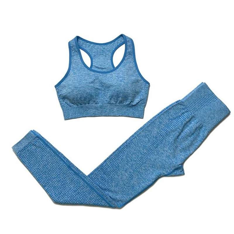 

Newest Seamless Yoga Suits Women Energy Gym Fitness Clothing High Waist Leggings Bra Yoga Sets Training Sport Running Sportswear