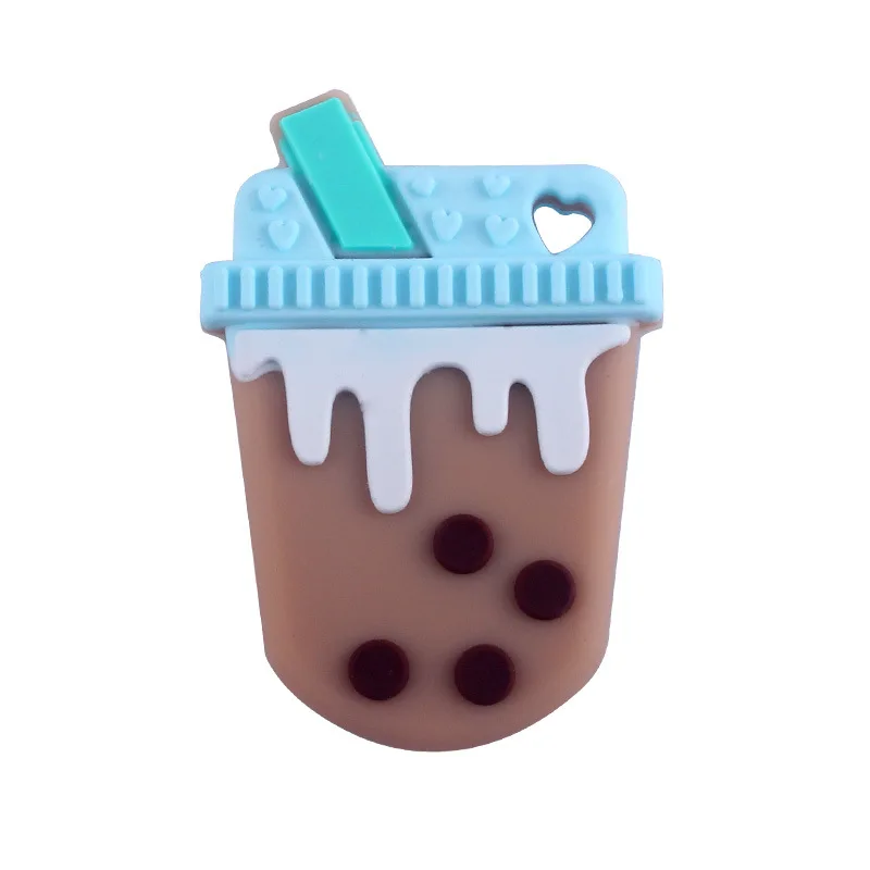 

5Pcs/Lot New BPA Free Animal Shaped Pacifier Holder Accessories DIY silicone Bead Teething for Baby Safe Beads Silicone Teethers