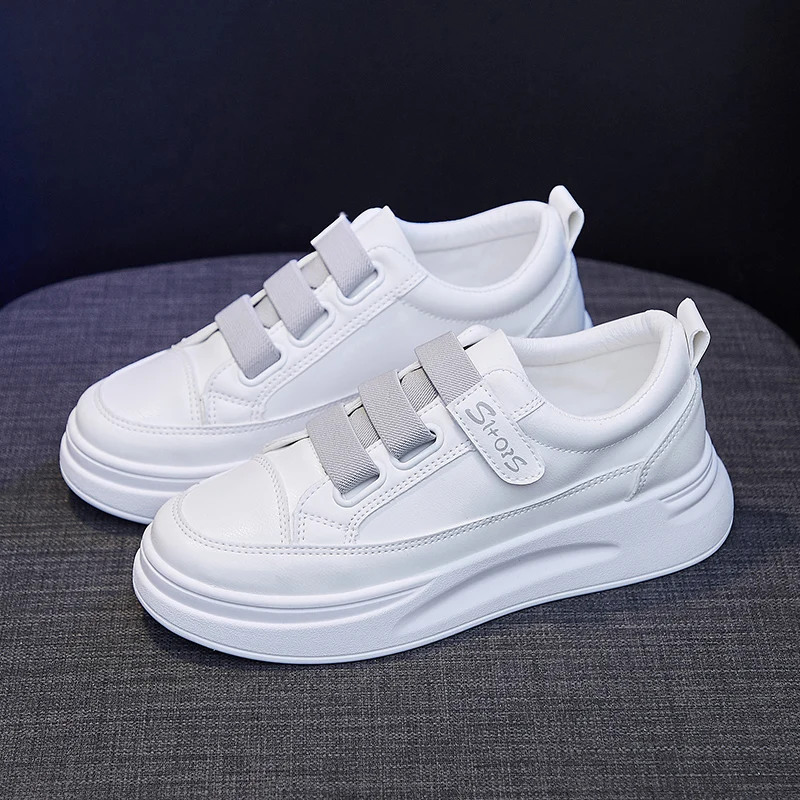 

Women Sneakers Leather Shoes Spring Trend Casual Flats Sneakers Female New Fashion Comfort High Quality Trend Vulcanized Shoes
