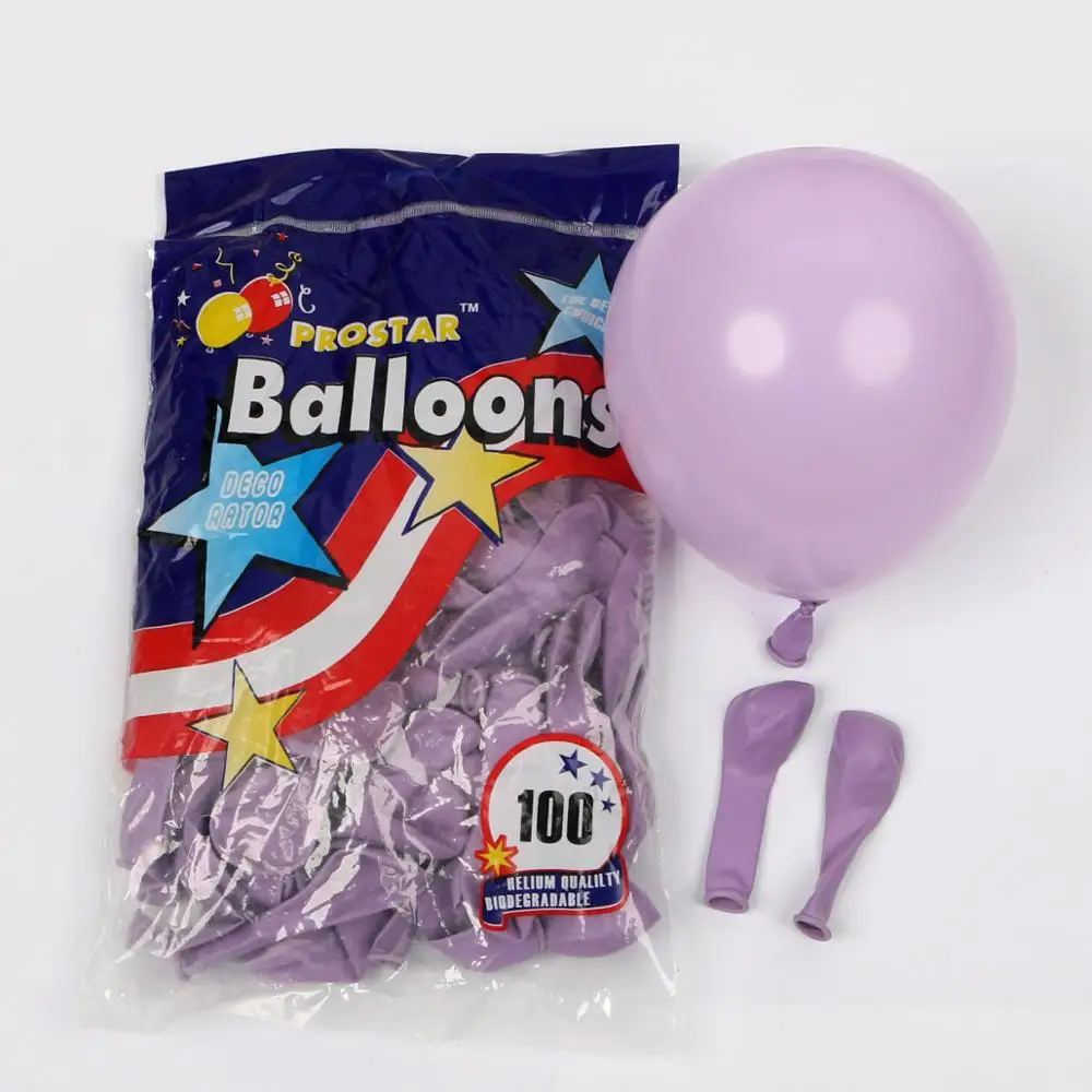 Macaron purple 100 шт./лот латексные шары Макарон 5 дюймов разноцветные шары для дня рождения, вечерние, свадебные, Валентина, грандиозные украшения - Цвет: Macaron purple