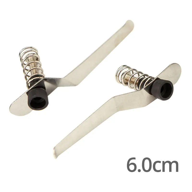 

Stainless Steel Specimen Presser Holder Working Stage Slides Clips 6cm for Microscope Accessory Part