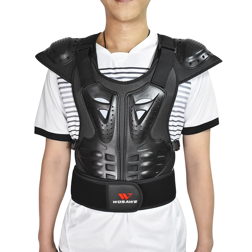 WOSAWE Racing Motorcycle Body Chect Vest Armor set MTB Motocross Adult Moto Knee Elbow Protection Gear |