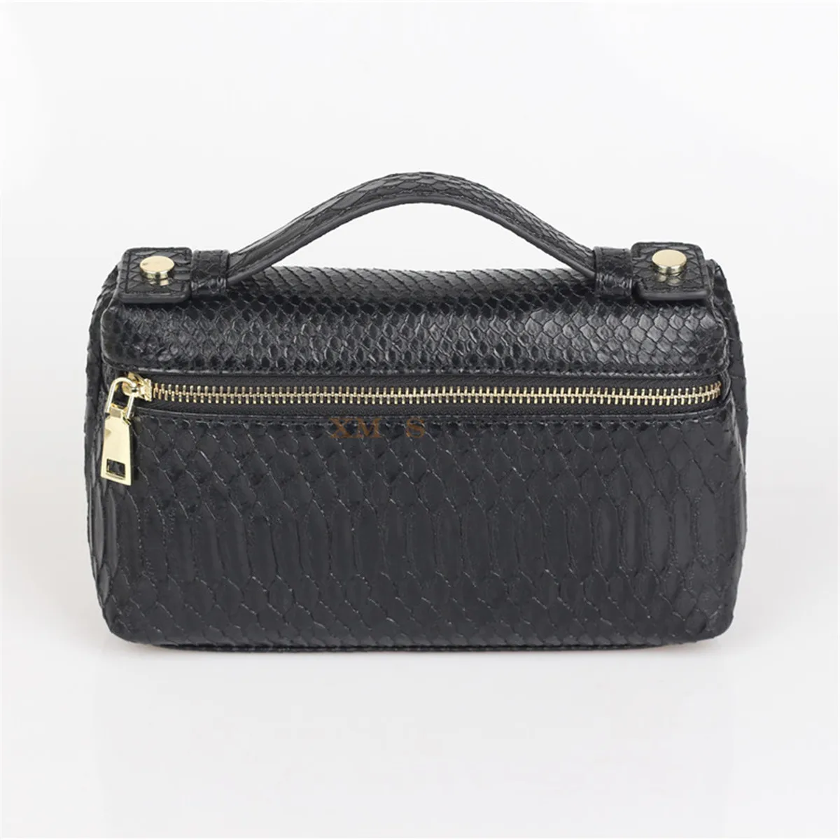Новая модная дизайнерская сумка XMESSUN переносная из тисненой кожи питона большая