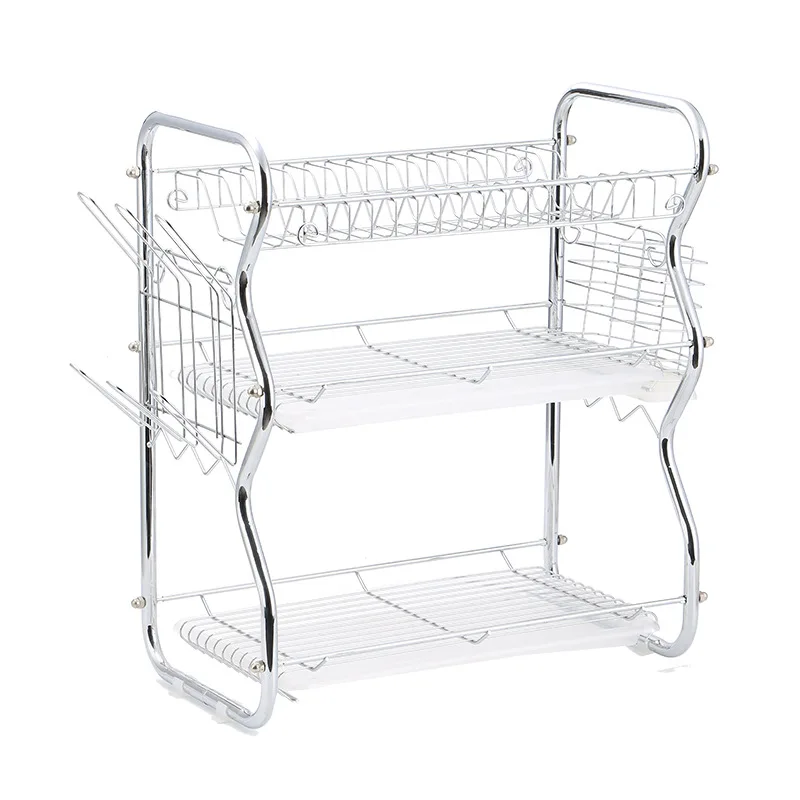 

Kitchen Dish Storage Rack Wrought Iron Kitchenware Rack Sink Drain Rack