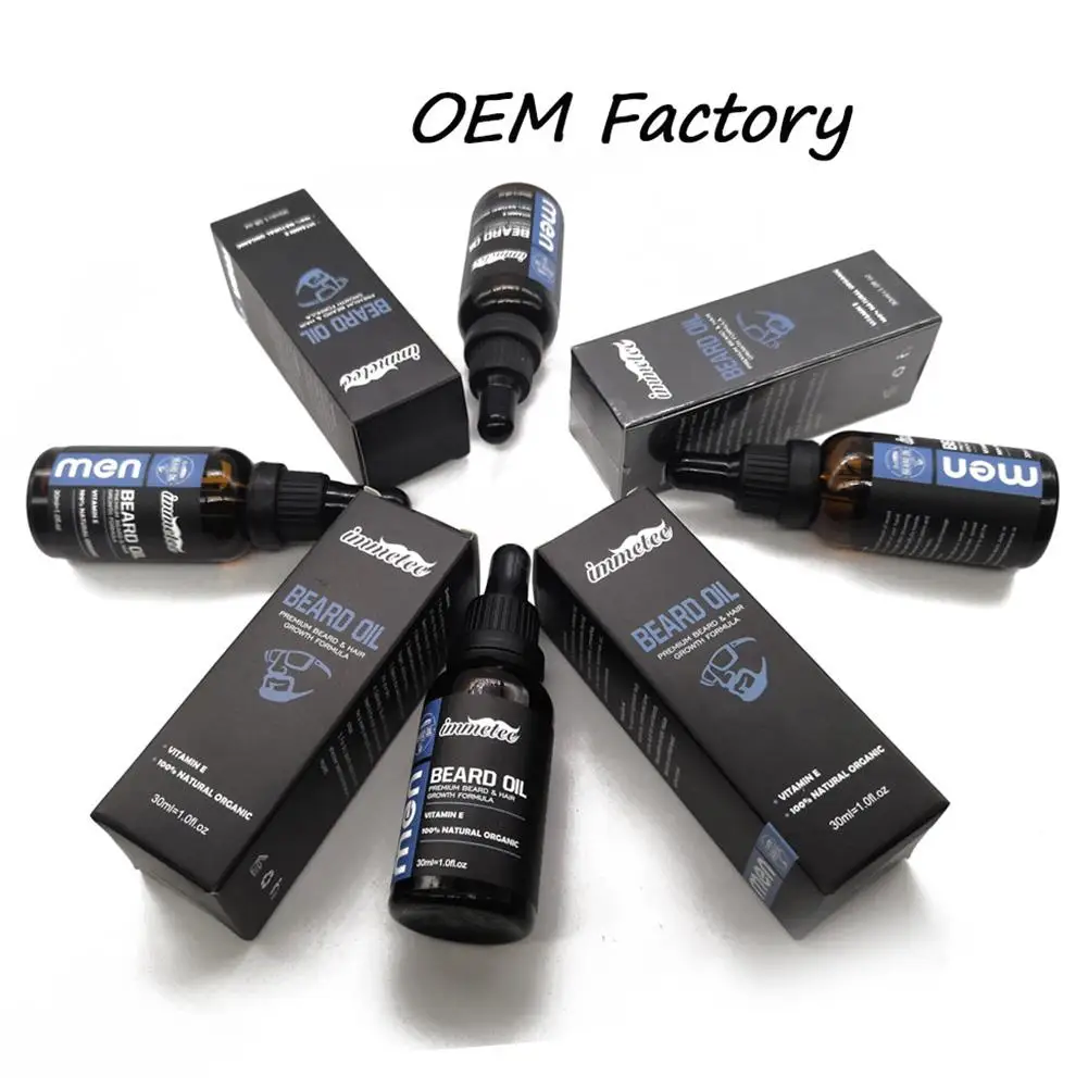 Органическое увлажнение масло для лица бороды 30 мл смягчающее рост волос