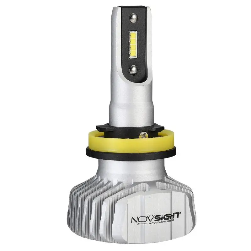 1 пара NOVSIGHT H1 H3 H4 H7 H11 H13 9005 9006 9007 светодиодный фар Conversion Kit лампы 40 Вт 10000LM белые высокие Мощность 6500 K; Прямая поставка