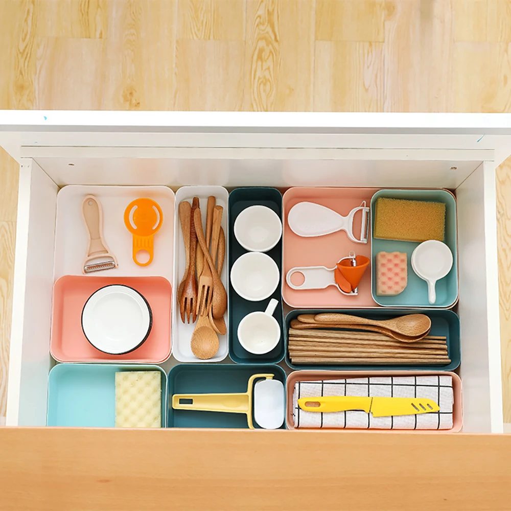 1pc Storage Box Underwear Cosmetics Makeup Storage Box Jewelry Toys Scarves Socks Organizer Household Accessor