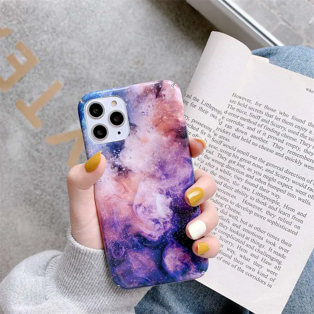 Чехлы для телефонов с мраморной текстурой золотого Дейзи ананаса IPhone 11 Pro Max X XR XS 6