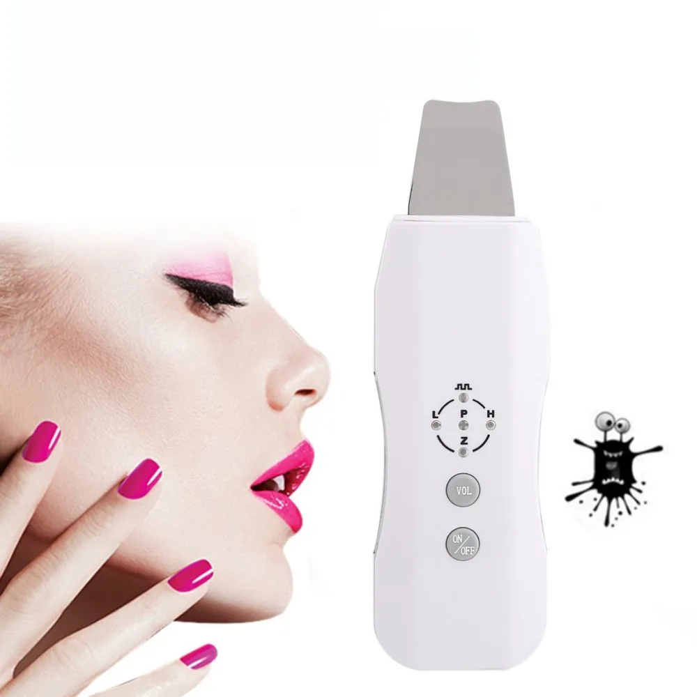 US Plug Массажер для скруббера кожи устройство глубокой очистки лица шпатель анион