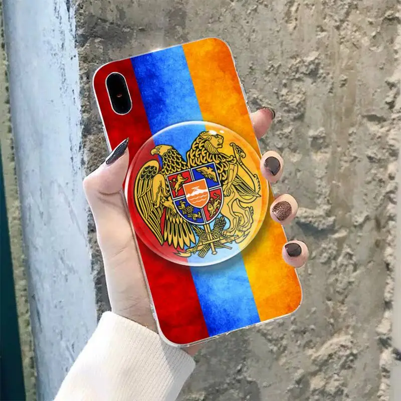 TOPLBPCS Armenia Armenians Flag мягкий чехол для телефона iPhone 8 7 6 6S Plus X 5S SE 2020 XR 11 pro XS MAX |