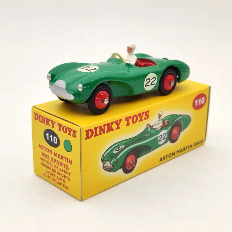 DeAgostini 1/43 Dinky Toys 110 для моделей Aston Martin DB3 Sports #22 Green Diecast| |
