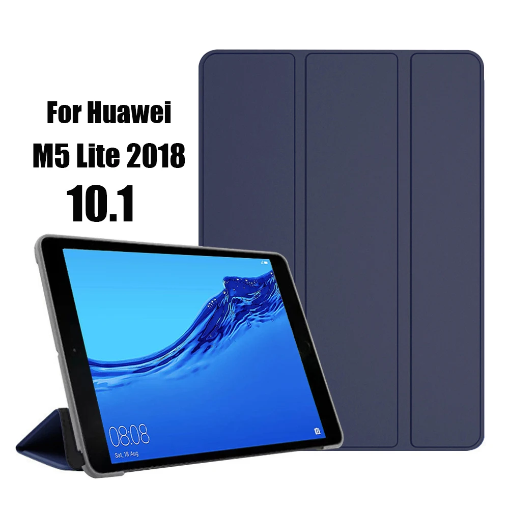 Чехол для Huawei MediaPad M5 Lite 10 1 Обложка дюйма искусственная кожа ПК планшет Armore чехол