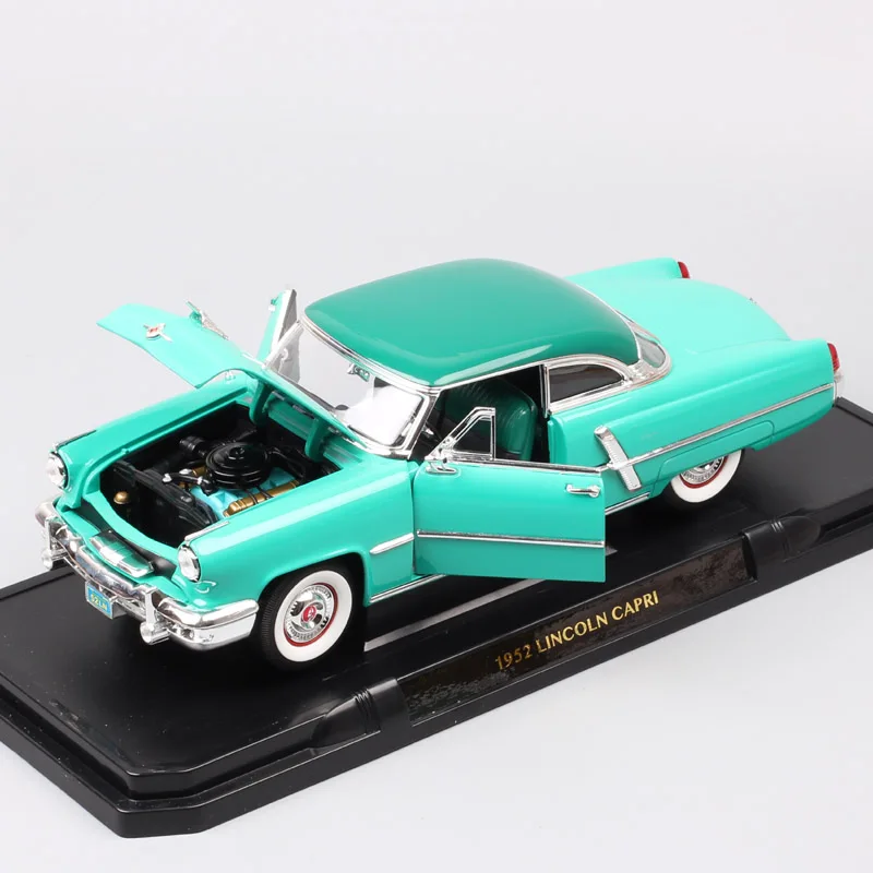 Классические 1/18 масштабные бренды большие 1952 Lincoln Capri литье под давлением машины Автомобильные транспортные средства континентальные миниатюры игрушки для детей
