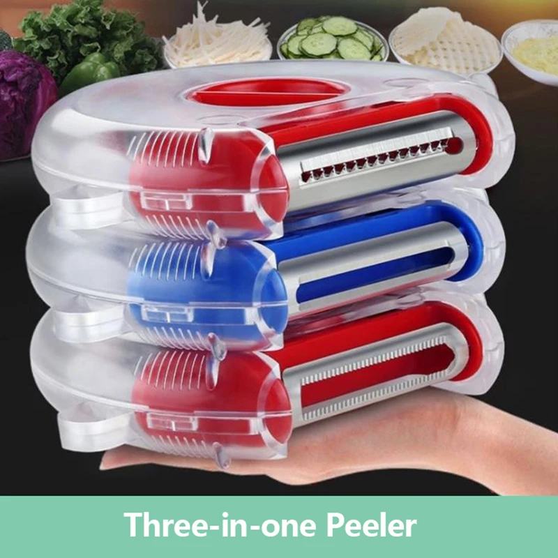 1 шт. в одном стиле Три для приготовления овоща/фруктовая машина очистки от кожуры