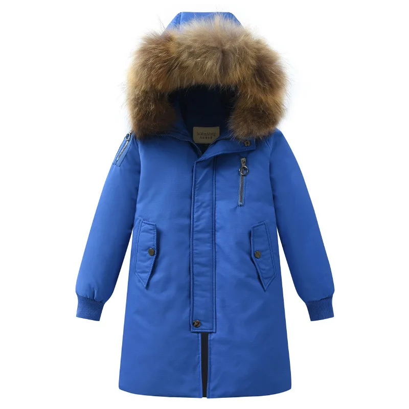 Boys Thick Long Coat Kids Clothes down park Winter coat boys clothing children's parka winter jackets kids clothing