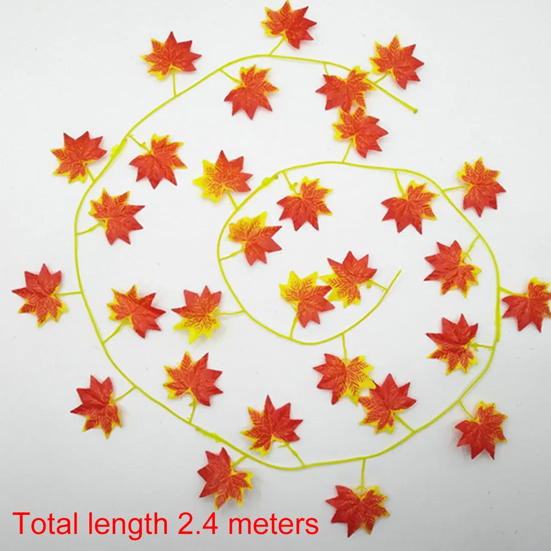 Осенняя гирлянда с кленовыми листьями 2 шт. 4 м искусственная винограда лоза