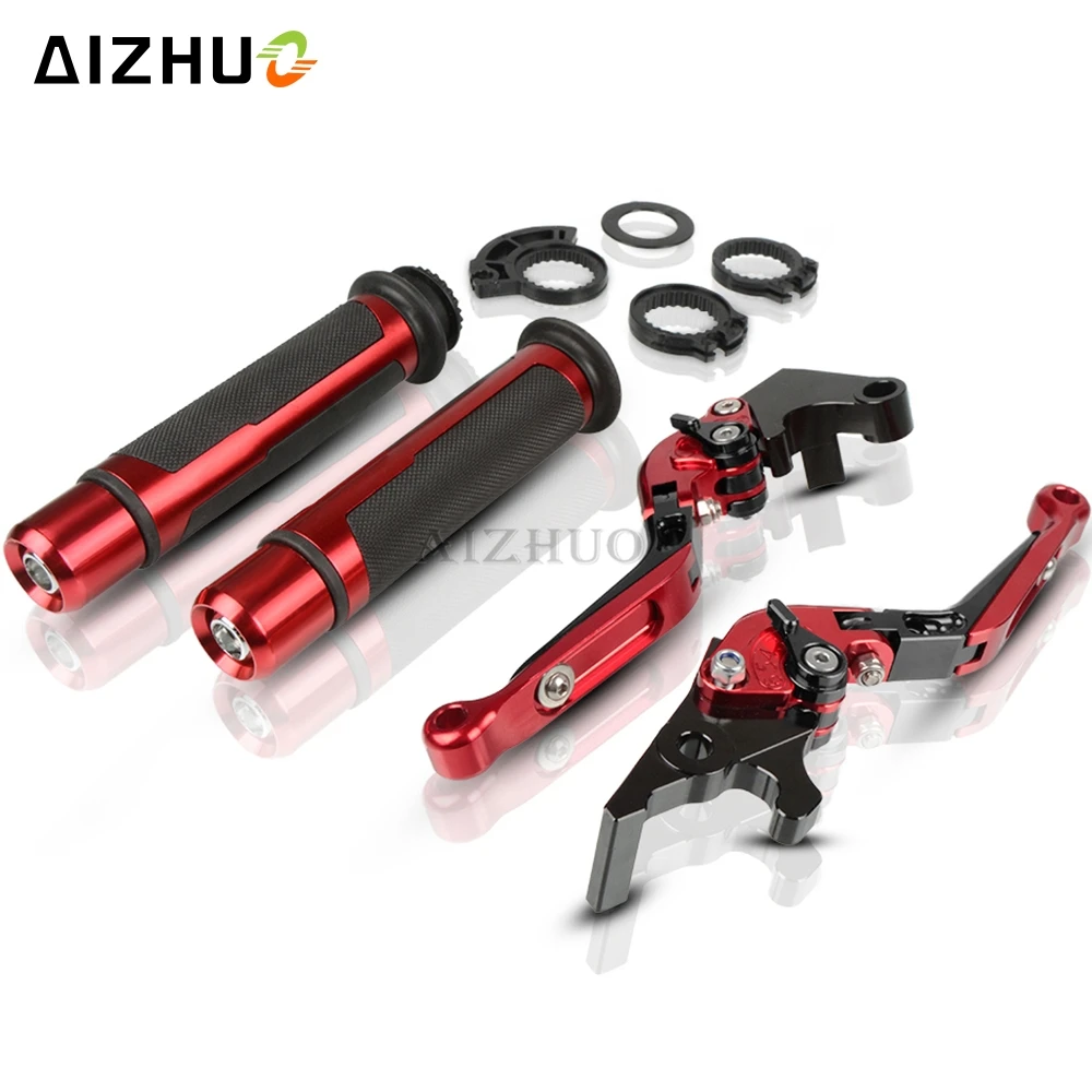 red ЧПУ Складной Выдвижная мотоциклов сцепные рычаги для HONDA CBR500R CBR500 R CBR 500R CBR 500 R 2013 - Цвет: red