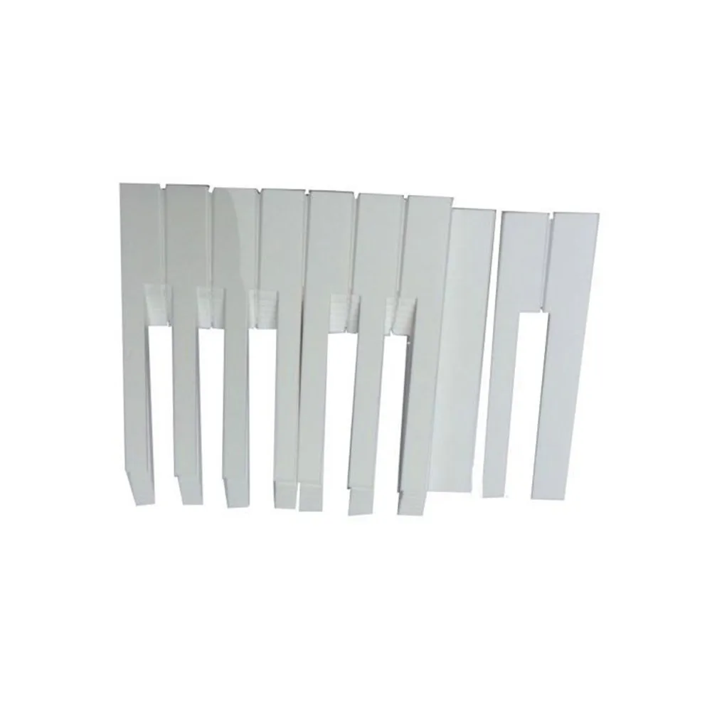 

1 Set 52pcs Piano Keytops White Pianos Keytop With A Glossy Finish Repair Replacement Parts Accessories Maintenance Parts