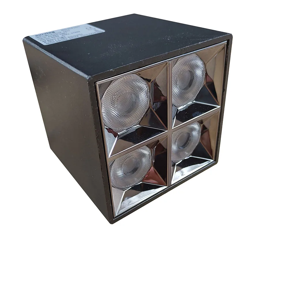 Сверхмощный квадратный ящик коммерческий светодиодный свет узкий угол луча 15 24 38