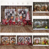mocsicka christmas backdrop wood window winter snow background for photography child photocall backdrops christmas gifts candle