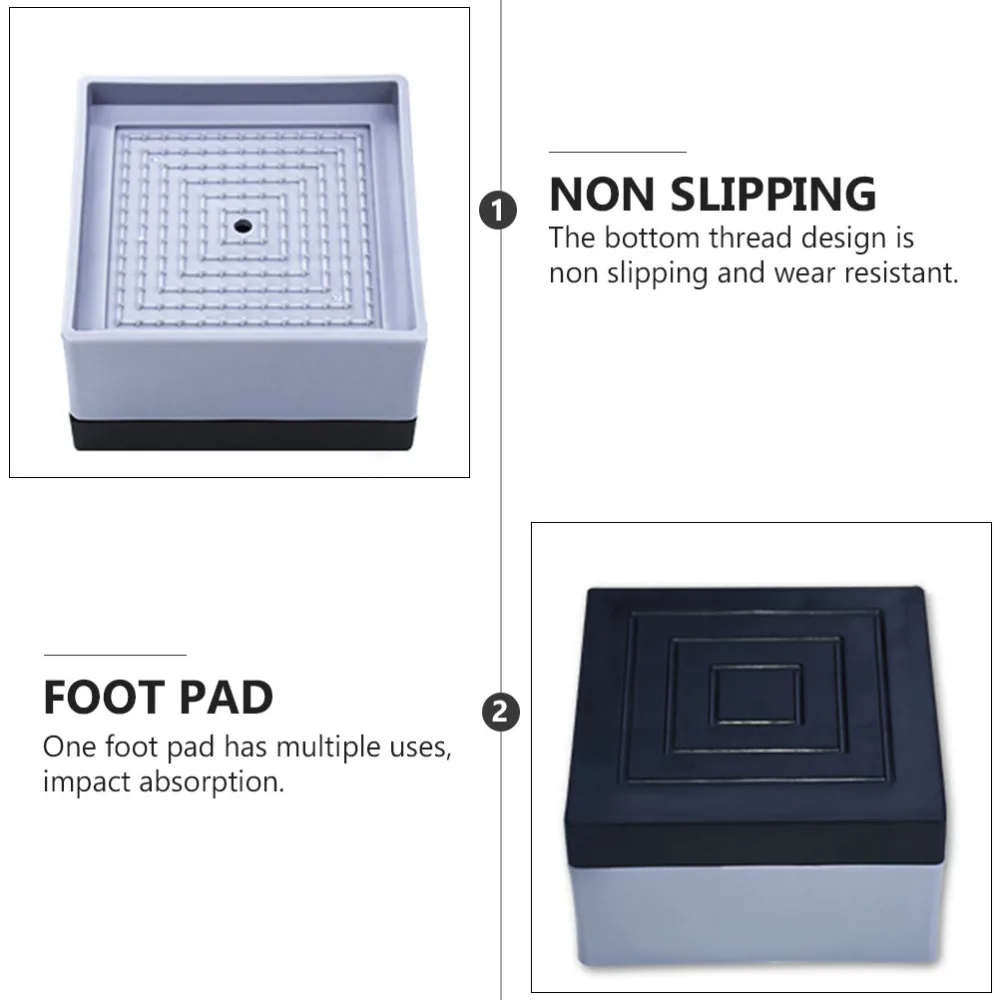 

1Pc Bed Foot Heightening Pad Furniture Padding Block Coffee Table Block for Home