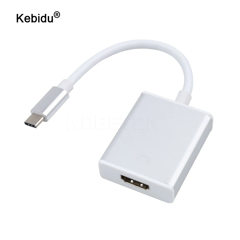 Высококачественный Кабель адаптер kebidu типа C USB 3 1 штекер гнездо 1080P HDTV для