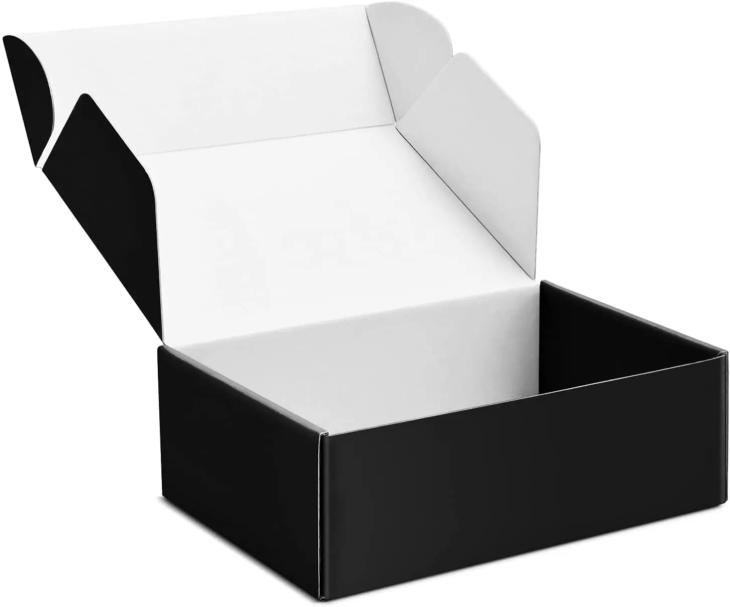 

Черные коробки для доставки PACKAPRO, 4x6x2 дюйма, картонные гофрированные почтовые ящики, 25 упаковок, упаковочная коробка для малого бизнеса