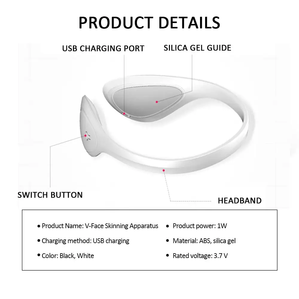 

V-Face Shape Face Lifting Massager EMS Muscle Facial Stimulator Slimming Exerciser Skin Tightening Slimmer Anti Cellulite