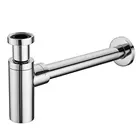 Сливная пробка для раковины ванной комнаты, выдвижная сливная пробка для раковины, комплект для слива P-TRAP, хромированный сифон