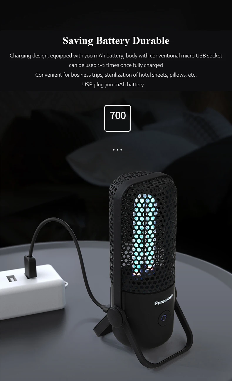 Бактерицидная ультрафиолетовая лампа Panasonic УФ стерилизатор светильник Световая