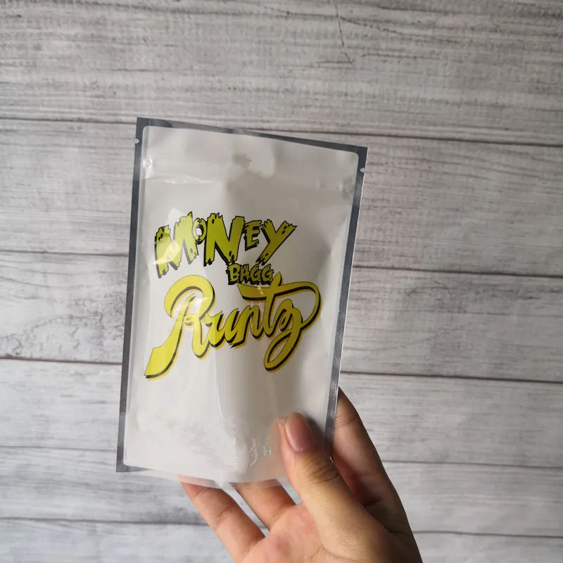 100 шт./лот влагонепроницаемые мешки на молнии из майлара 3 5 г толстые для