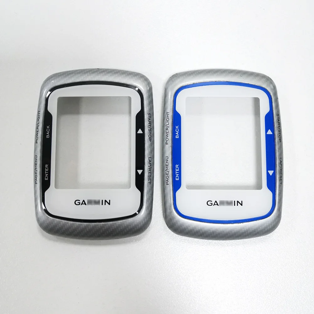 

Для GARMIN Edge 200 Edge 500 стеклянная крышка экрана с рамкой Передняя крышка чехол синий/черный дигитайзер Ремонт Замена