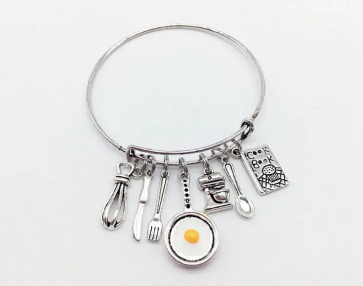 Кофемашина взбиватель столовый нож Вилка Ложка поварская книга Подвеска Амулет