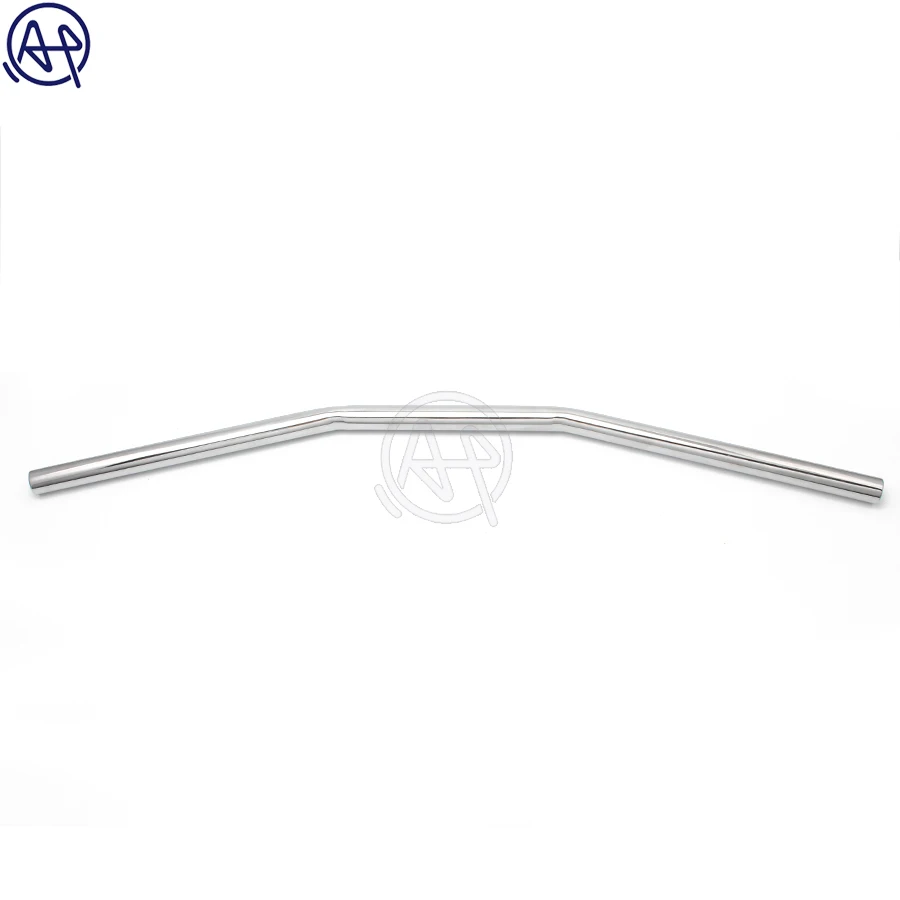 Черный/Хромированный мотоциклетный руль 1 дюйм 25 мм черная прямая тяга для Honda