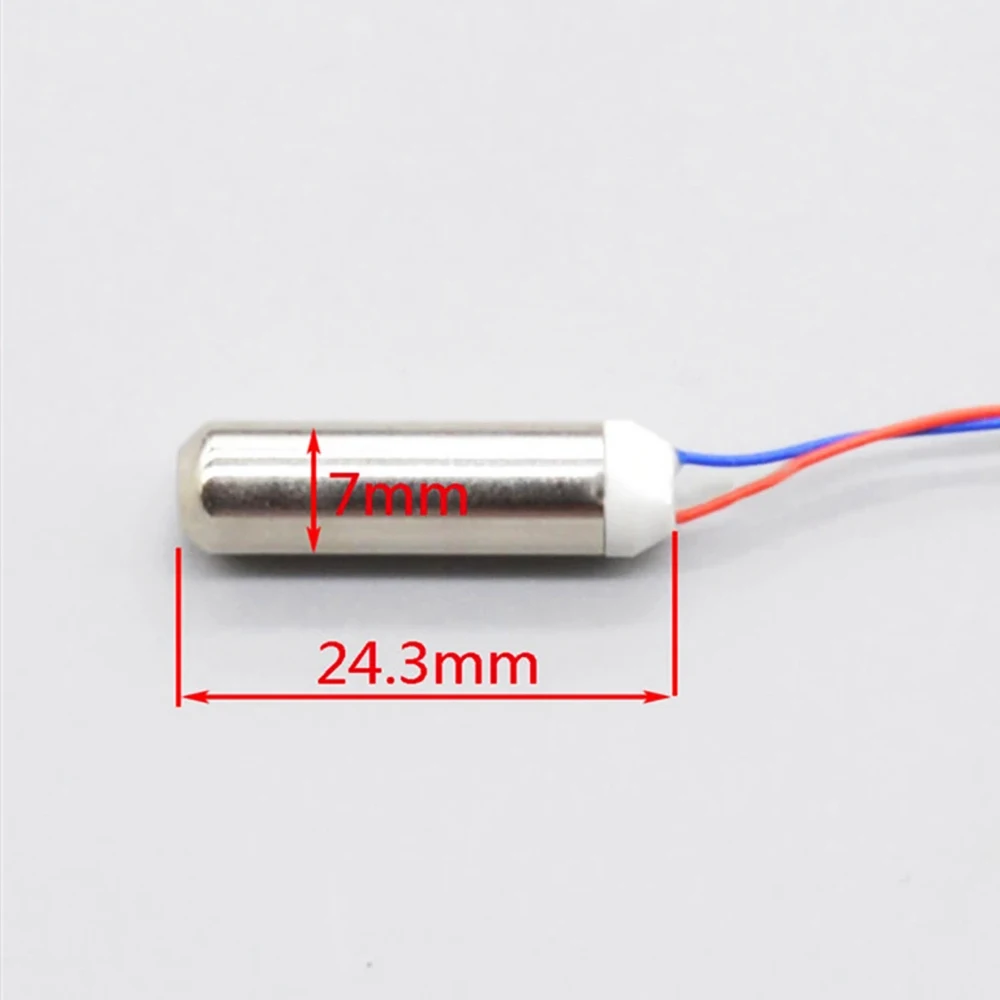 2PCS 7x25mm DC 3.7V 5V Vibrator Motor Professional Massager Mini Waterproof Vibration Coreless For Beauty Instrument | Строительство и