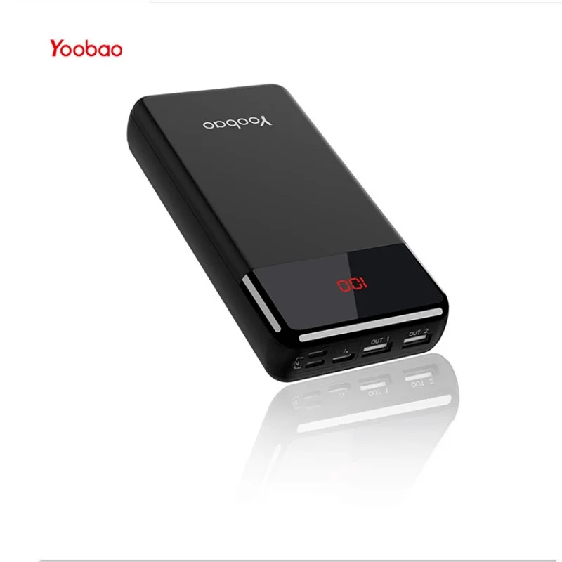 Yoobao power Bank 20 Вт 20000 мАч для IPhone портативное Внешнее зарядное устройство цифровой