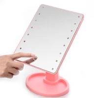 360 degrees rotation makeup mirror adjustable 1622 leds lighted led screen portable luminous cosmetic mirrors pr sale