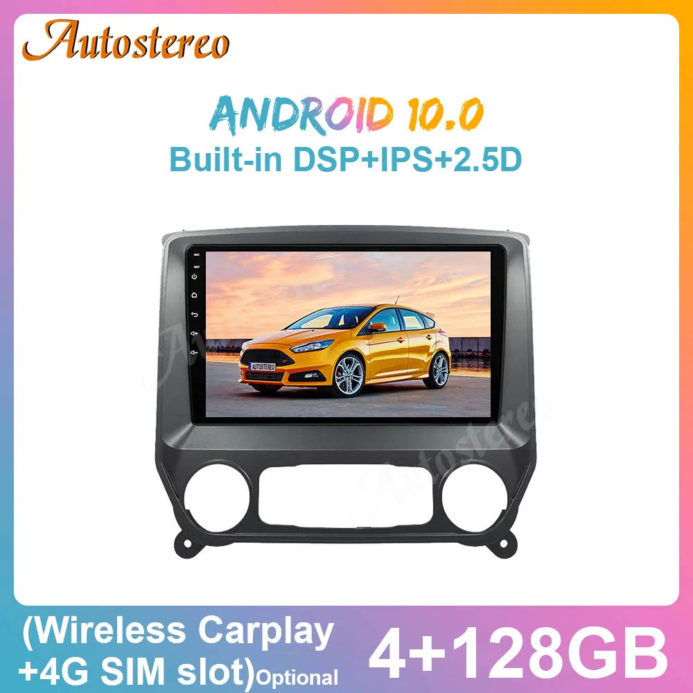 

Android 10 128G Carplay IPS для GMC Sierra 2014-2019, автомобильный GPS-навигатор, мультимедийный плеер, автомобильное радио, магнитофон, головное устройство DSP