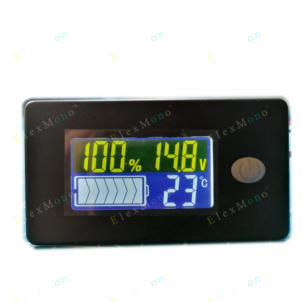 

LiPo Li-Ion Lead-Acid LifePO4 10-100V Programmable Battery Capacity Tester 3S 4S 20S Lithium Power Level Checker - ElexMono