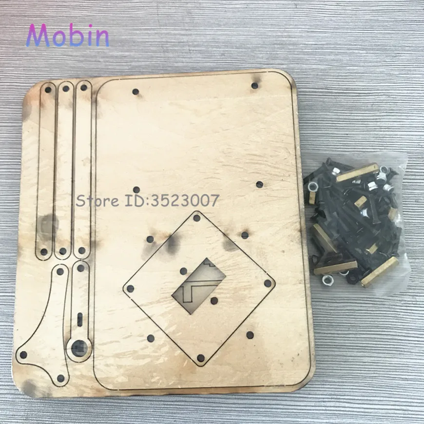 1 шт./лот 4 dof wood robotic arm sg90 сервопривод для raspberry pie лучшее качество бесплатная